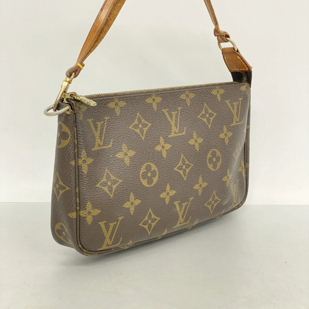 LOUIS VUITTON Brown Monogram Pochette Pouch - Picture 2 of 9